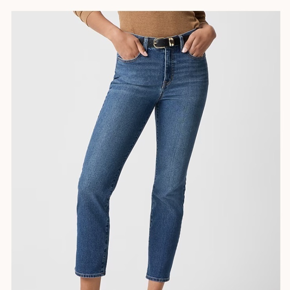 J crew Essential straight jean in all-day stretch